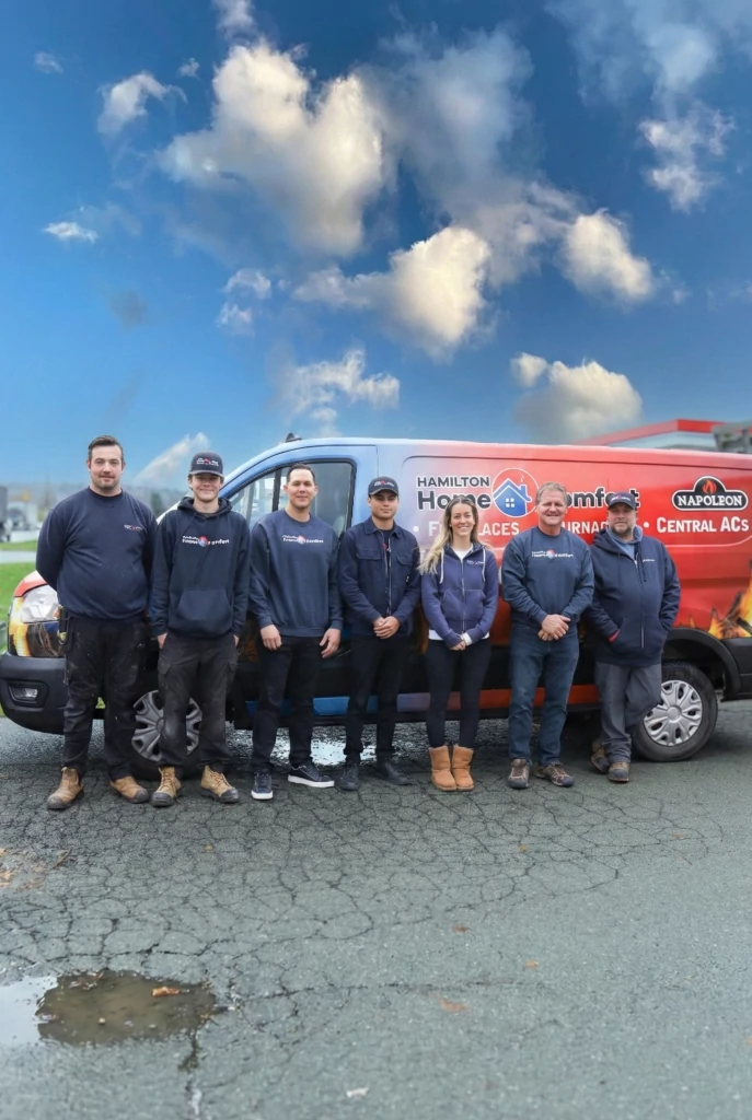 Hamilton Home Comfort team group photo